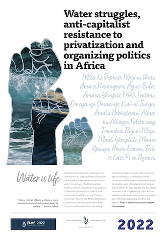 Water struggles, anti-capitalist resistance to privatization and organizing politics in Africa